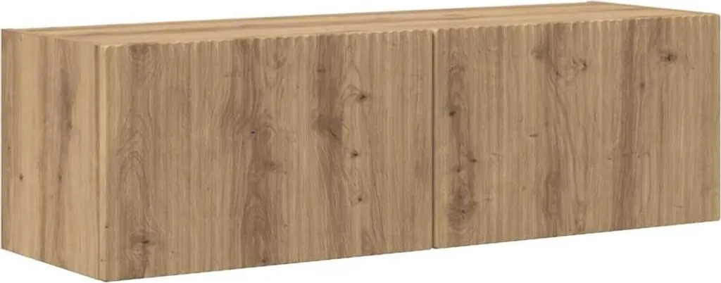 Mobile TV artigianale in rovere 98 x 31 x 29,5 cm