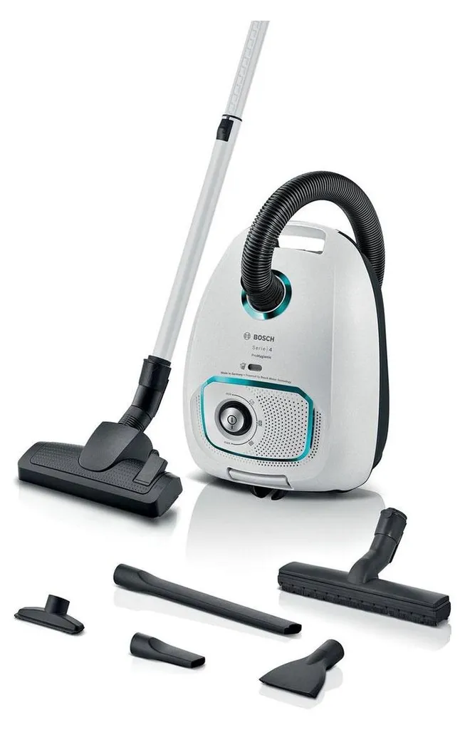Aspirateur avec sac Bosch Série 4 BGB41HYG1H 600 W ProHygienic blanc
