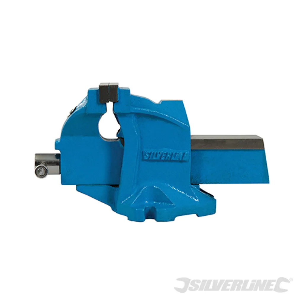 Étau Fixe 100 mm Silverline 792427 pour Sciage et Serrage de Précision - 2