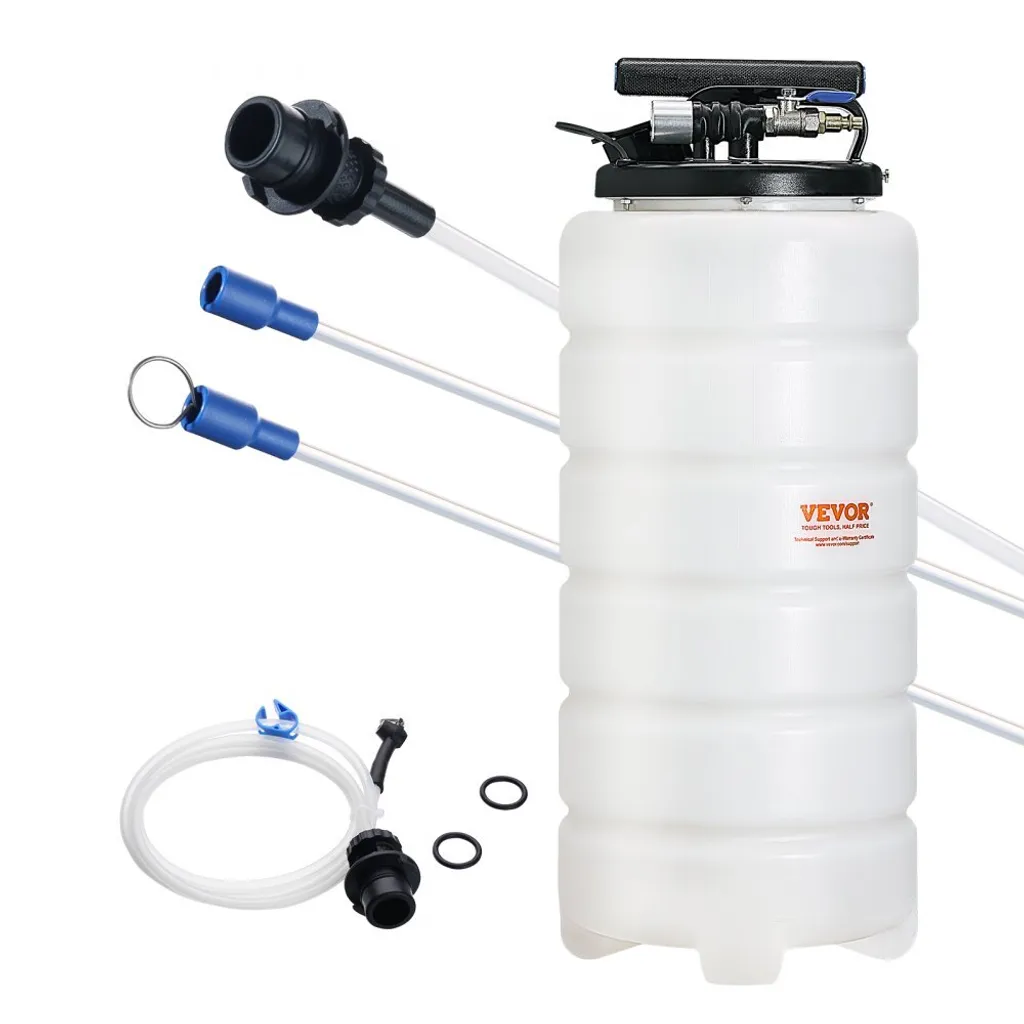 Pompe d'aspiration d'huile manuelle 15 L avec raccord pneumatique