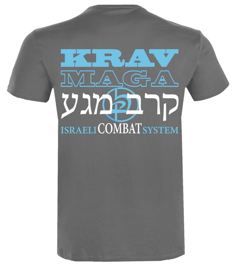 Dynamix Athletics T-Shirt Krav Maga Team - Grau/Blau(S)