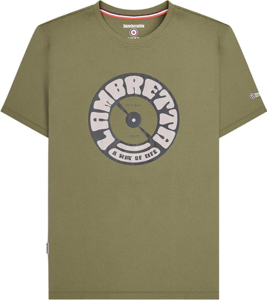Lambretta - T-Shirt für Herren LB323 (3XL) (Khaki)