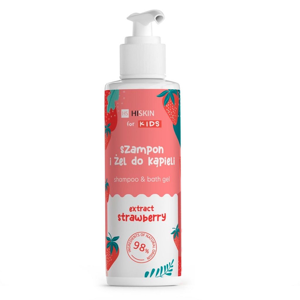 HiSkin Kinder Shampoo & Duschgel Erdbeer, 280ml