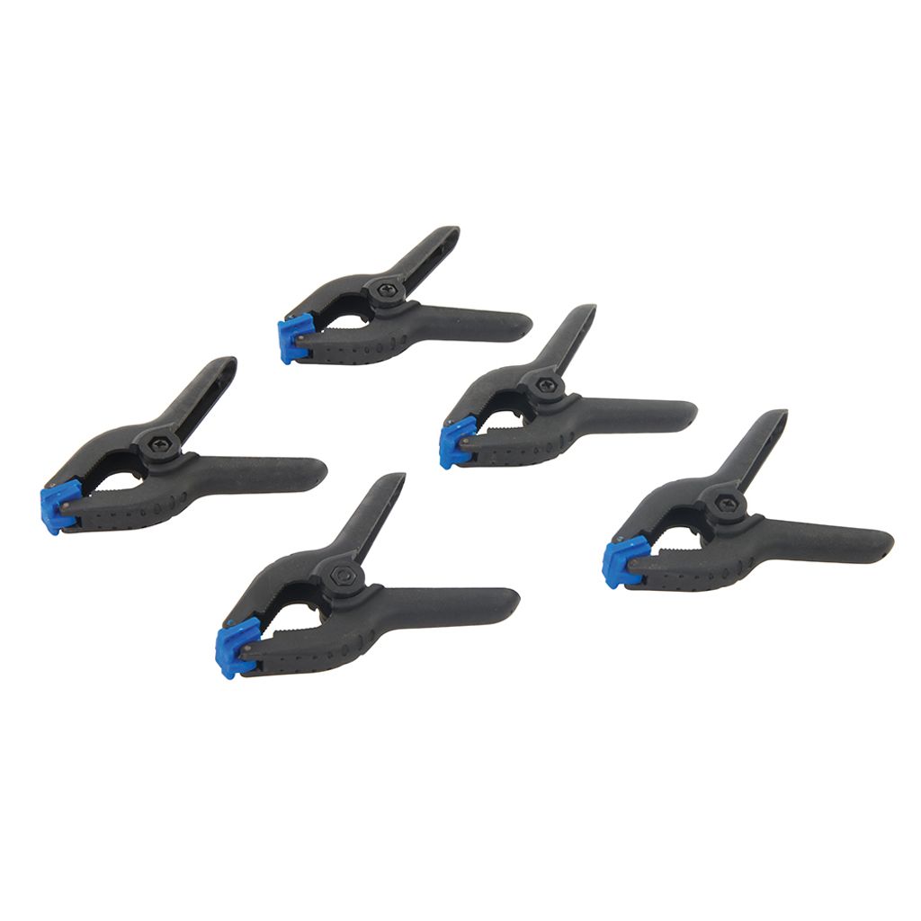 5 x Federzwinge Länge 100 mm Backen 40 mm Produktbild 