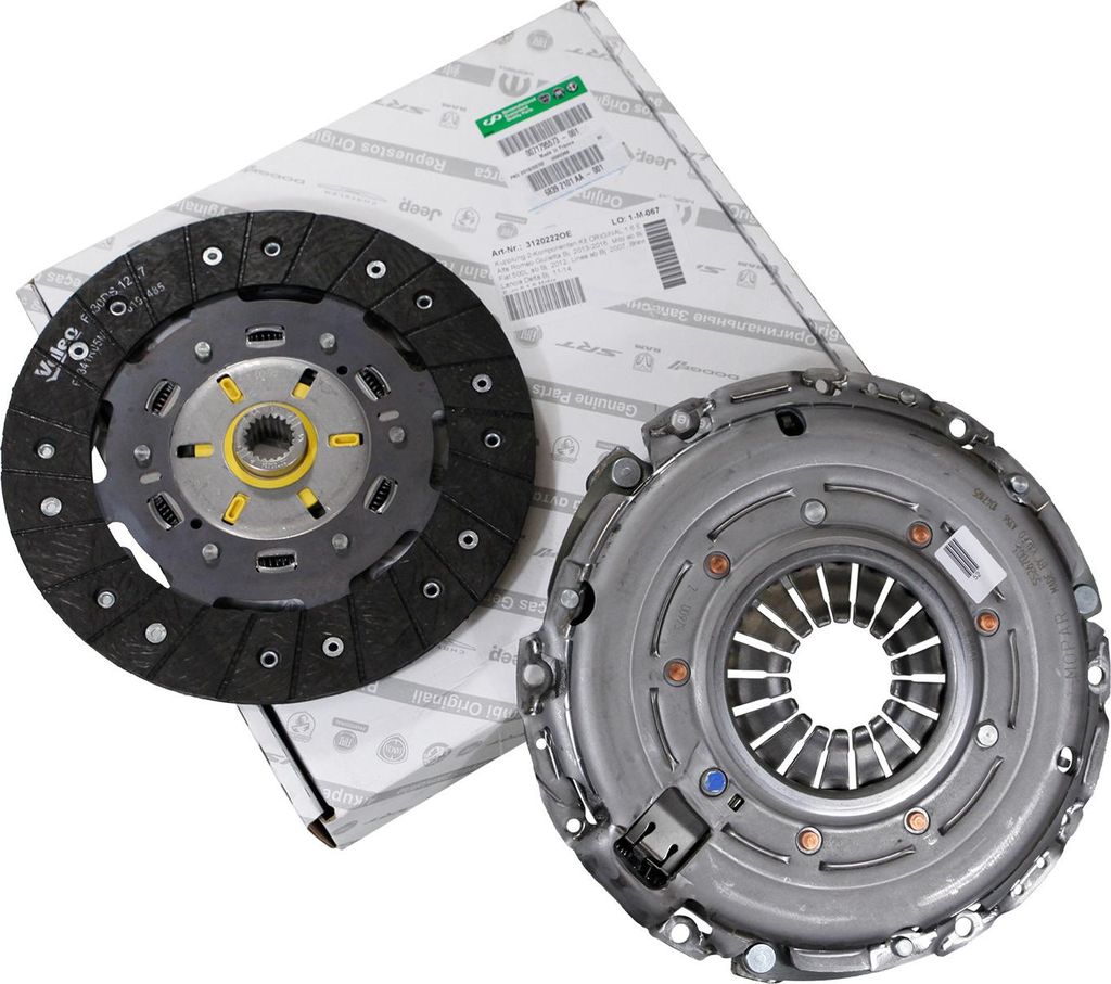 Original Fiat Kupplung 2-Komponenten Kit Original Fiat 1.6 Euro 5 Alfa Romeo Giulietta Bj. 2013-2016, Mito ab Bj. 2011 Fiat 500L ab Bj. 2012, Linea...