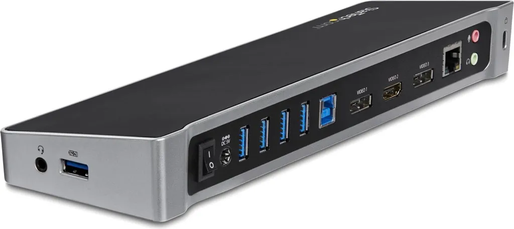 Docking Station Professionale StarTech USB 3.0 per 3 Monitor 4K - 1