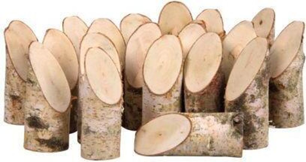 Daggis, Bastelset, 20 Birkenstämme, Baumstammdekoration, Produktbild 