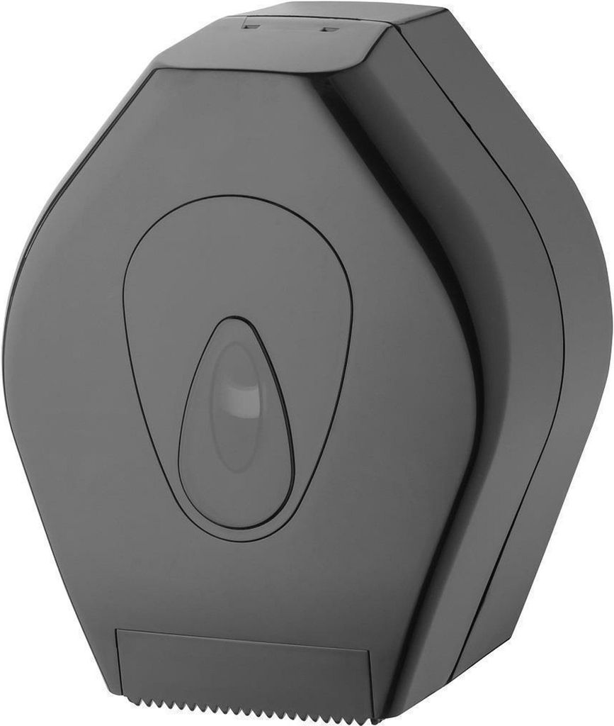 PlastiQline Großrollenspender MINI - Toilettenpapierspender - schwarz - gelb