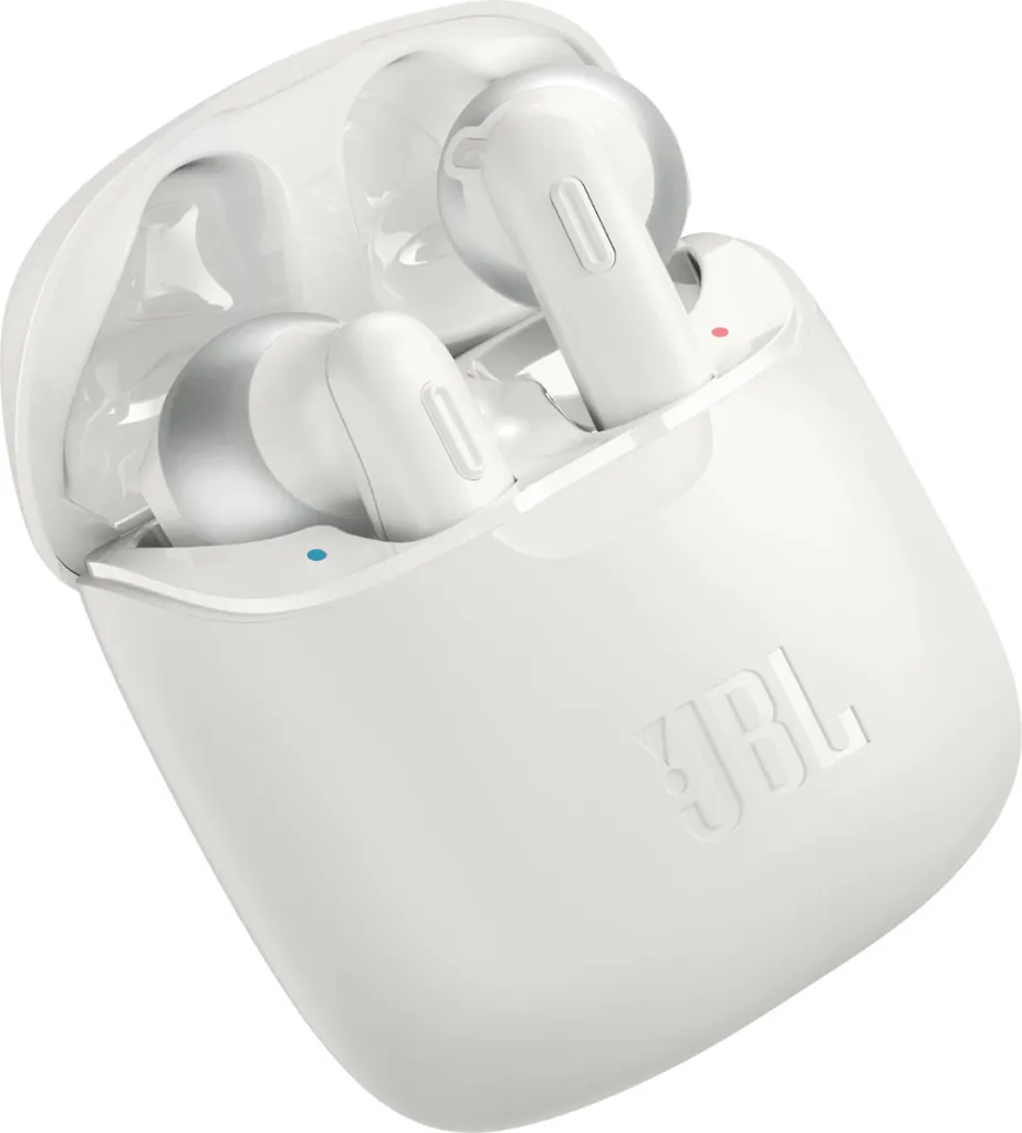 JBL T220TWS Blanc - Écouteurs Bluetooth In-Ear de Qualité Acceptable