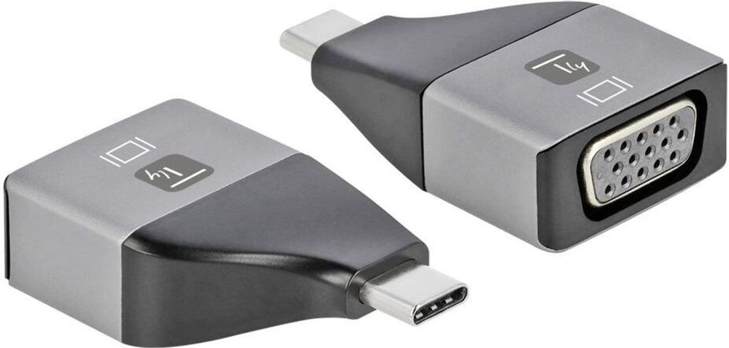 Techly Adapter USB-C M to VGA F