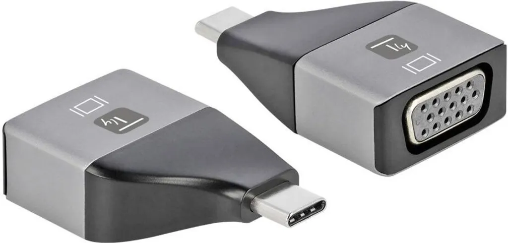 Adaptateur Vidéo USB-C vers VGA Full HD 1080p - Connexion Stable Techly