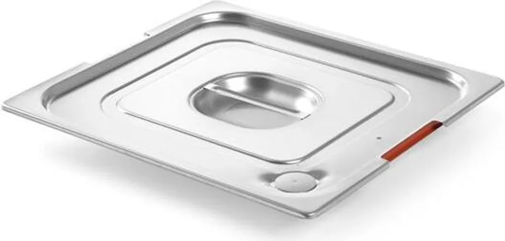 Couvercle Gastronorme GN 2/3 en Inox avec joint hermétique pour bac