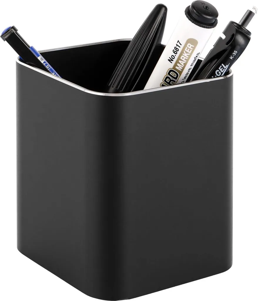 Rangement bureau porte-stylo noir YAYODS idéal pour maison et école