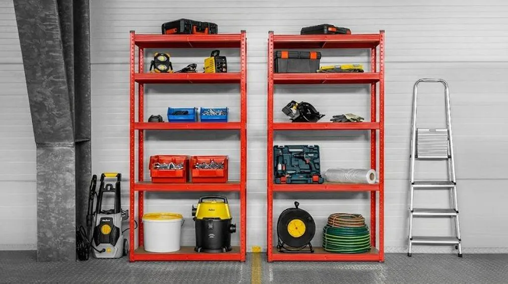 Étagère de rangement garage 5 niveaux modulables en métal robuste - 12