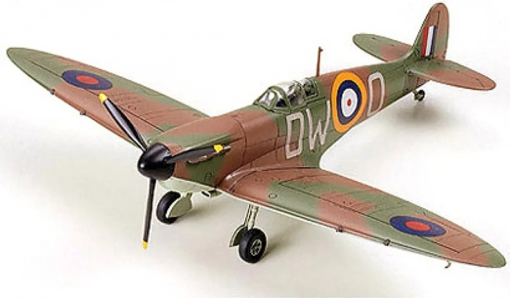 Tamiya 1:72 Supermarine Spitfire Mk1 Maquette Avion de Chasse 60748