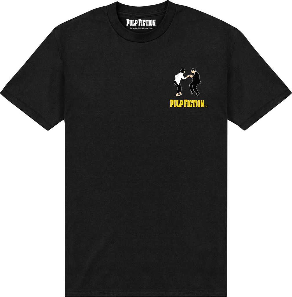 Pulp Fiction - T-Shirt für Herren/Damen Uni PN490 (3XL) (Schwarz)