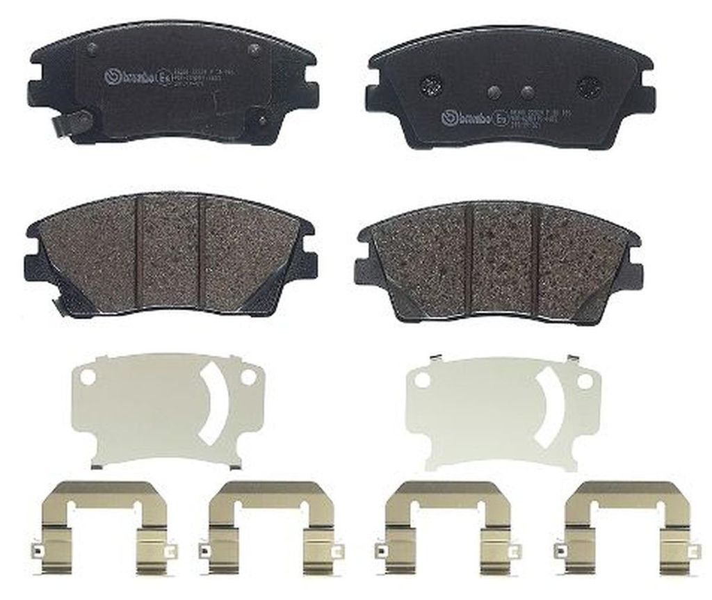 Bremsbelagsatz Scheibenbremse 18 mm BREMBO für u.a. HYUNDAI TUCSON