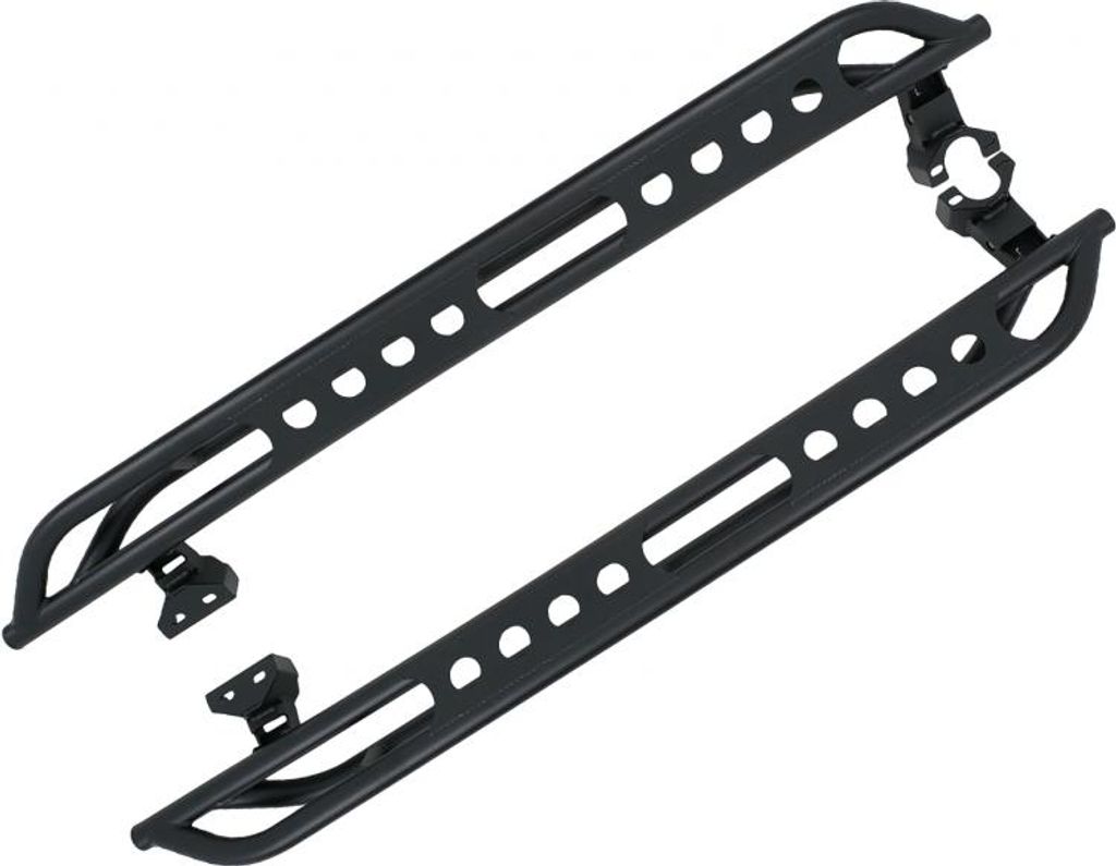 Trittbretter Seitenstufen Nerf Bars für Jeep Wrangler JL 2018+ 4 Türen Eisen.