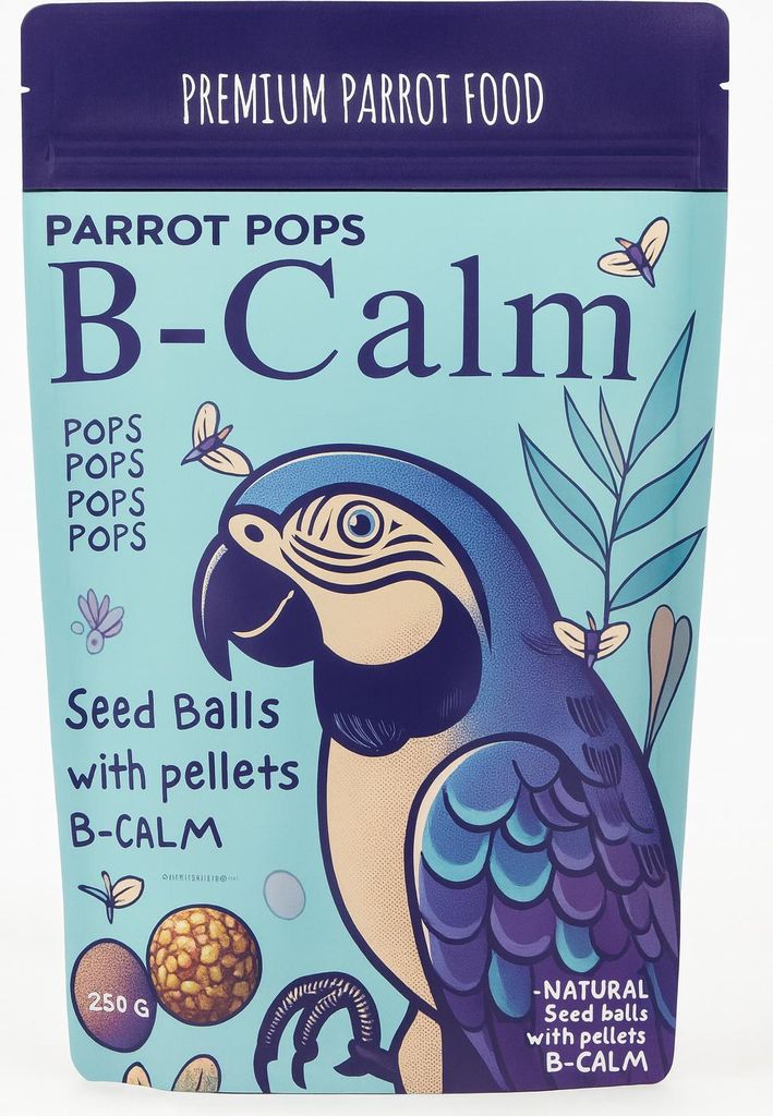 Parrot Pops B-Calm - Big Parrot - Nourriture équilibrée en Image du produit 