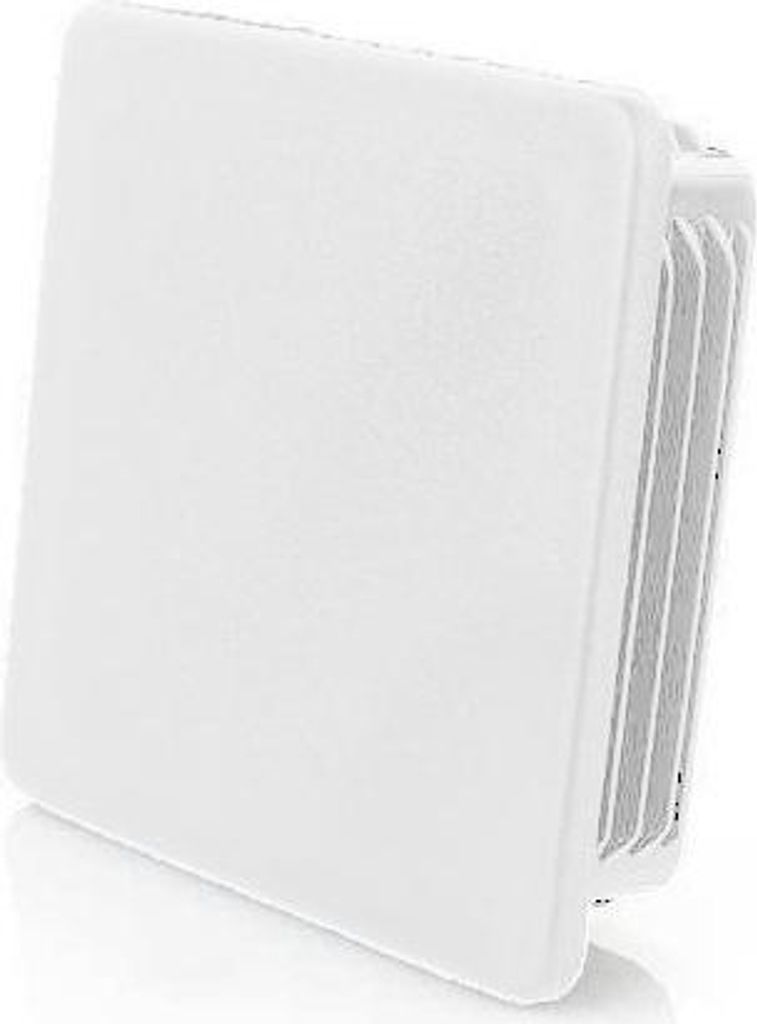 LogistSystem - 1 Stück Vierkantrohre - 80x80 mm - Quadratstopfen Weiß - Vierkant Endkappen aus PE Kunststoff - Rohrstopfen zur Rohrabdeckung von ...