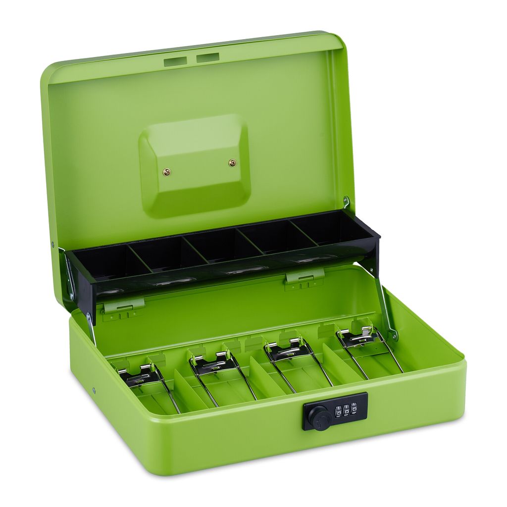 Caisse avec combinaison de chiffres RD47776, verte Image du produit 