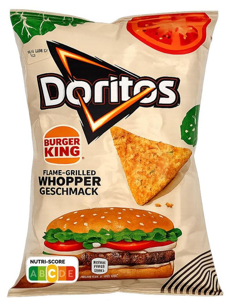 Doritos Flame-Grilled Whopper, Maischips 100g Beutel
