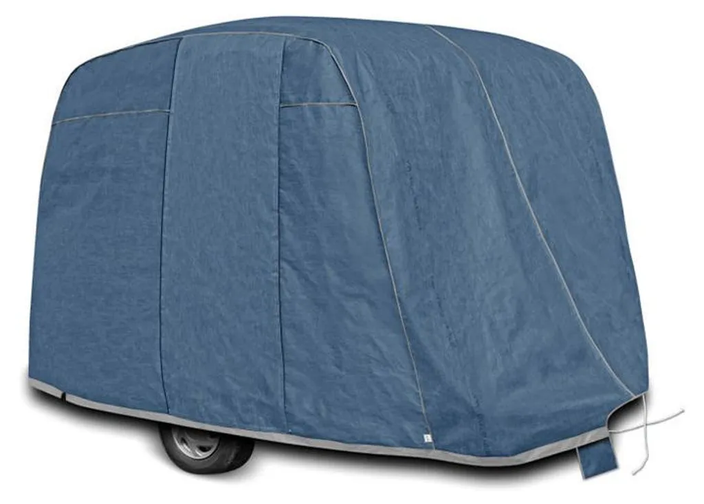 Protection de flèche caravane N126 bleue, cache-cône robuste et chic