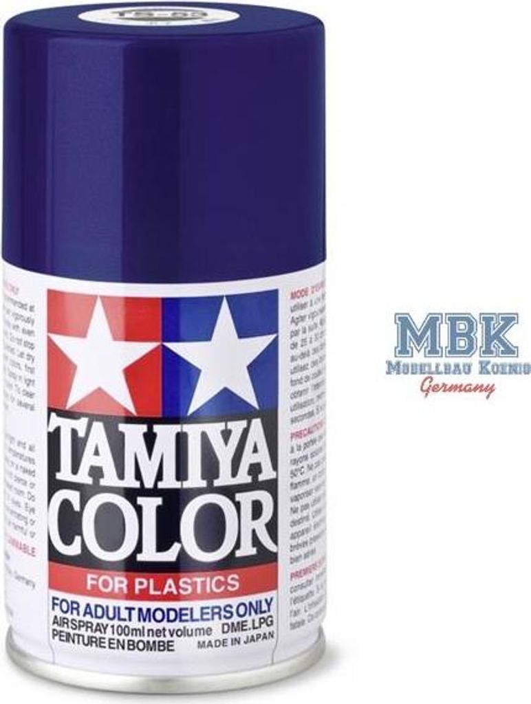 Tamiya 85053 - Acryl Spray Farbe - - Ts-53 Metallic Blau Glänzend 10