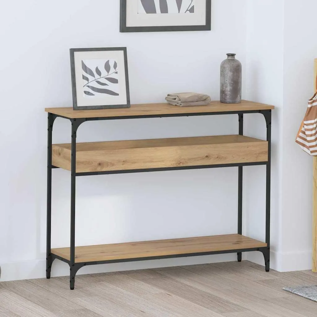 Mobile Consolle Ingresso Rovere Artisan 100x29x75 cm Best Möbel CL4104694