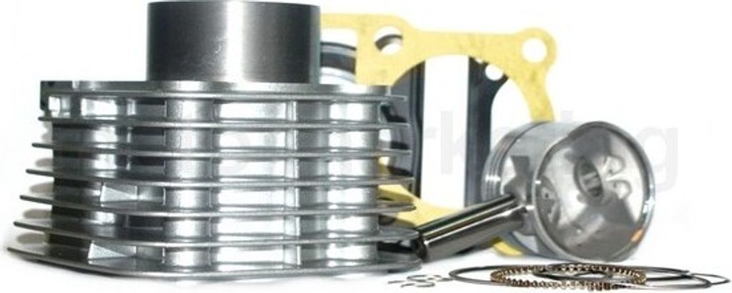 125 CCM Zylinder KIT KOLBEN Set KOMPLETT für Suzuki LT QUADRUNNER 4T 82-87 Luft Zylinderkit