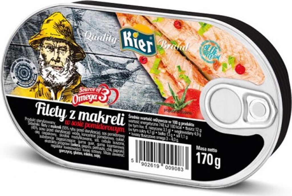 Kier Filé z makrely v paradajkovej omáčke 170 G Obrázok produktu 