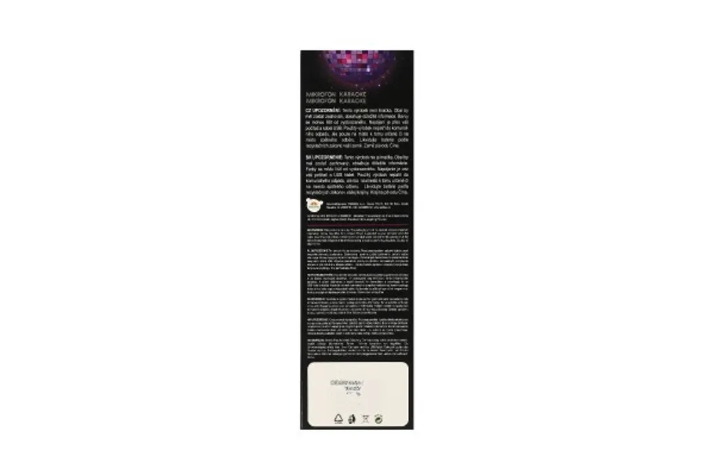 Microphone Karaoké Bluetooth Argenté avec Câble USB et Port Pile - 7