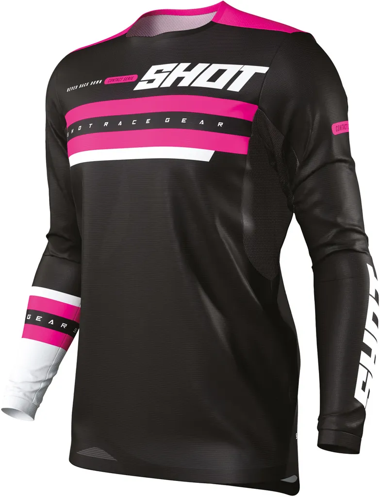 Équipement Cross : Maillot Shot Contact Shining Rose en Taille XXL Homme