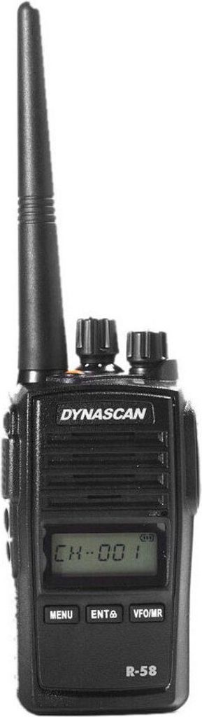 Dynascan R-58 Wasserdichtes Pmr-walkie-talkie Schwarz Schwarz One Size