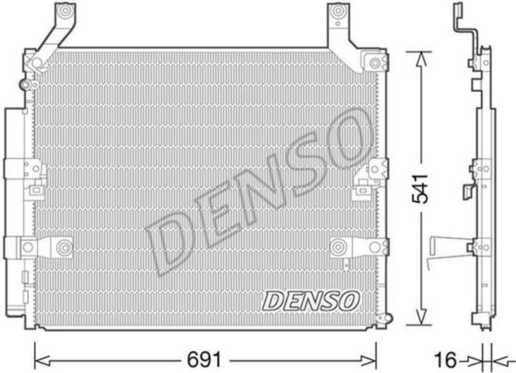 Kondensator, Klimaanlage DENSO DCN50032