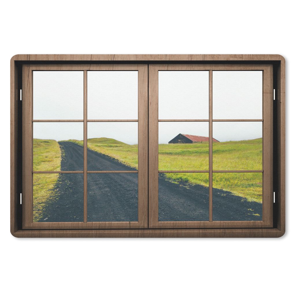 MuchoWow Mauspad Mousepad Aussicht - Natur - Haus 27x18 cm - Mousepads - Maus Mat - Pad - Mausunterlage - Büroartikel - Desk Matten