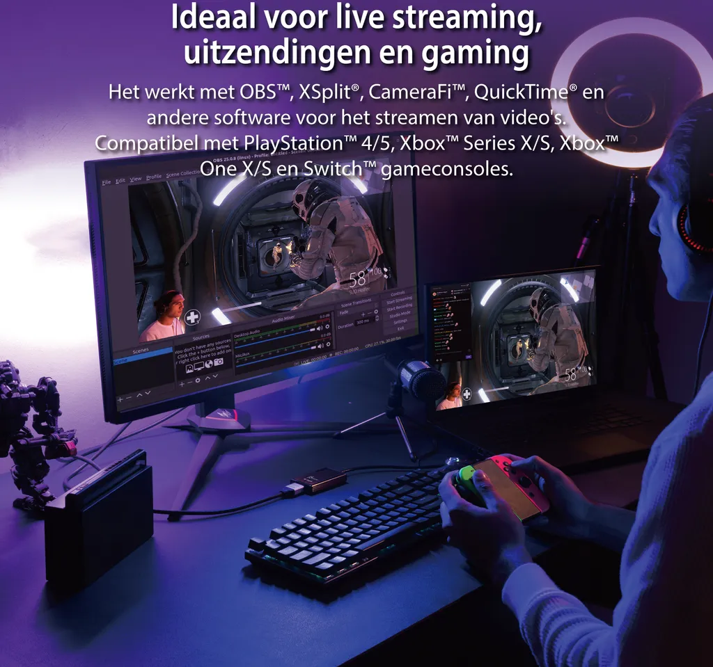 Transformez votre Caméra en Webcam 4K via j5create JVA11-N HDMI USB-C - 9