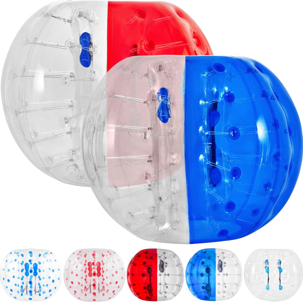 VEVOR 2x1,5M Bumper Bubble Ball Outdoor-Aktivität Aufblasbar Soccer Zorb Knockerball Fun Spiel