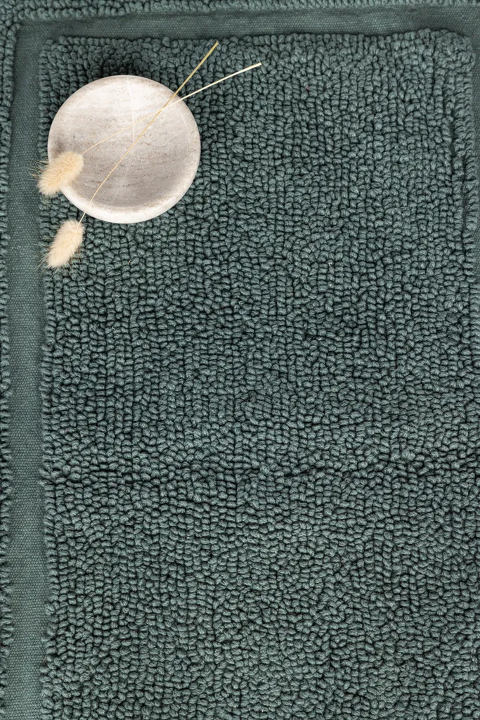 Tapis de douche William vert 90x60cm pour sortie de bain sécurisée - 7