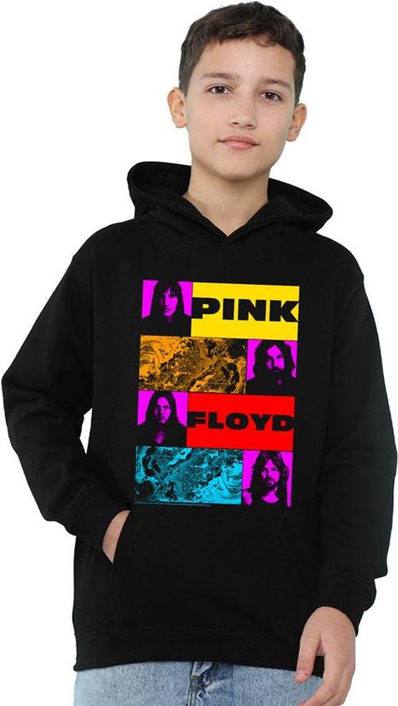 Pink Floyd - "Lava Tiles" Kapuzenpullover für Kinder TV22140 (128) (Schwarz)