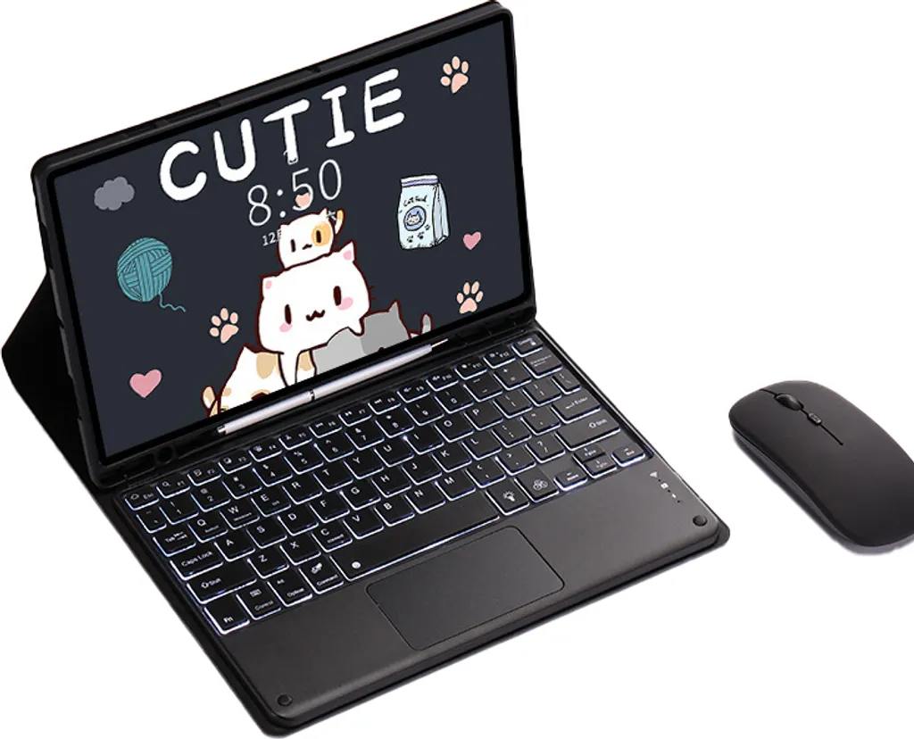 Clavier et souris pour télétravail sur Samsung Galaxy Tab S7+ S8+ S7 FE
