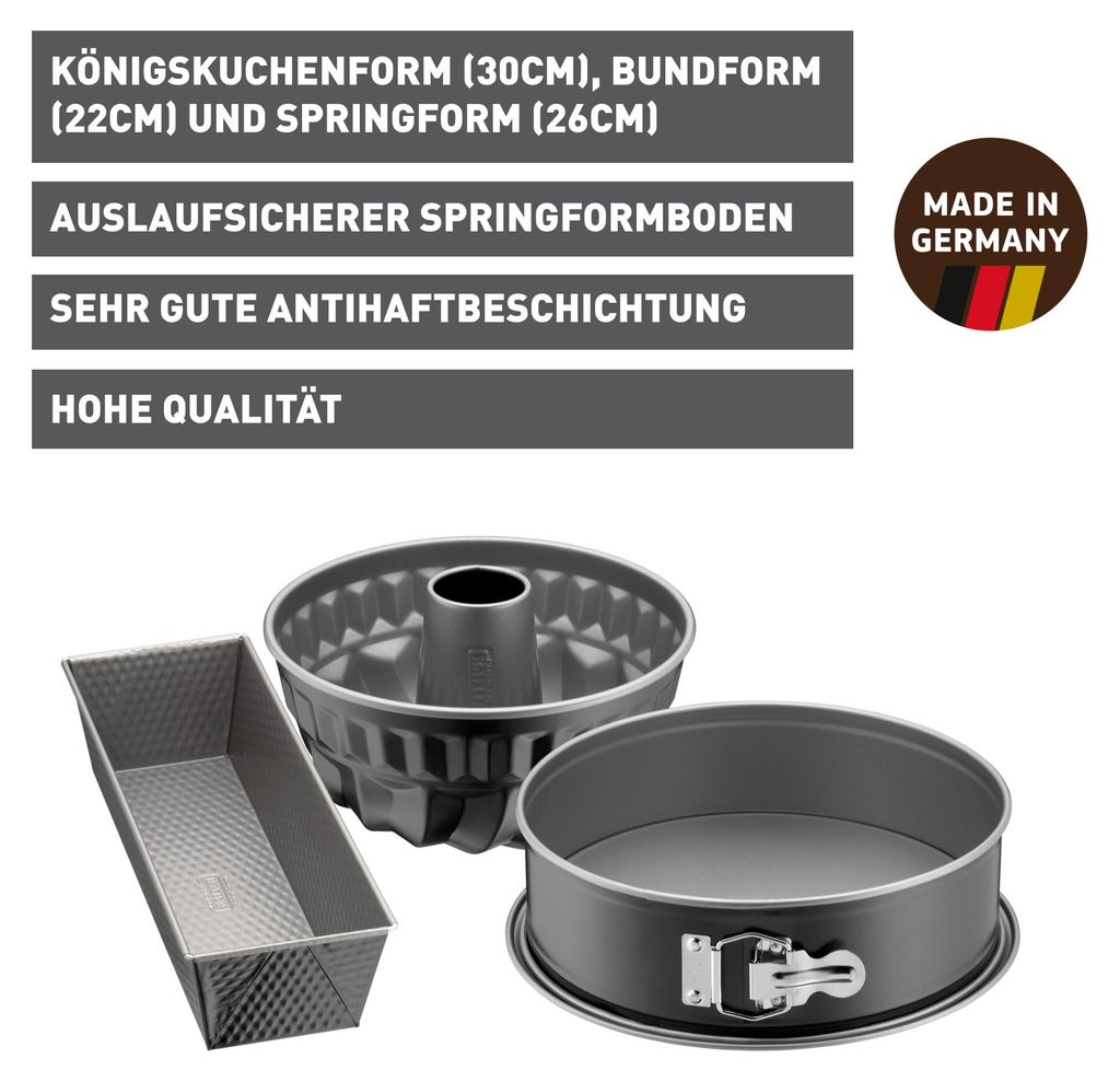 KAISER Inspiration Backformen-Set, 3-teilig 3201006376 Produktbild 