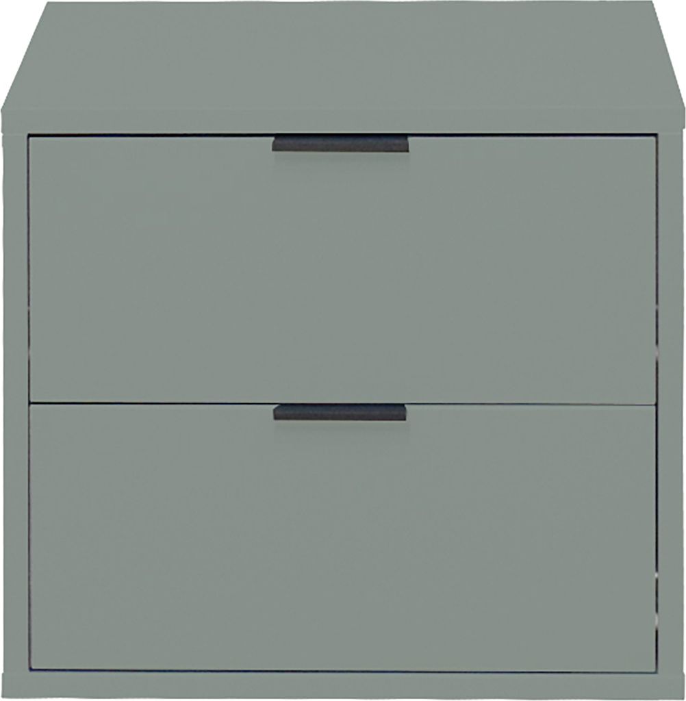 Kommode >Boulder< in Pine Green matt Lack BG - 51x47x45cm (BxHxT)