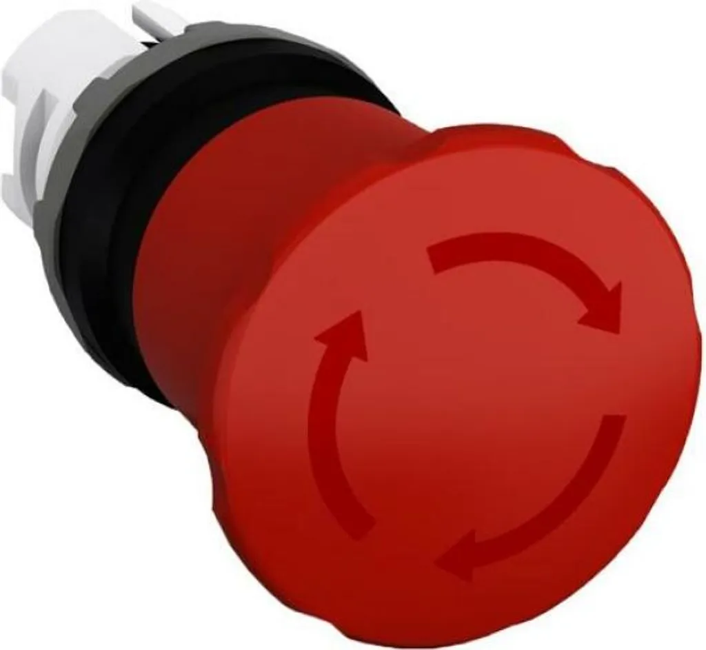 Bouton d'arrêt d'urgence pour sécuriser une ligne de production