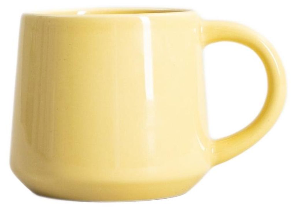 HOMLA ALAGI Becher gelb mit Gans 0,25 l