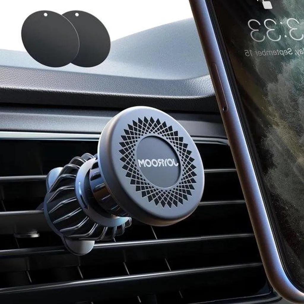 Porte téléphone voiture pour GPS - Fixation grille aération avec aimant