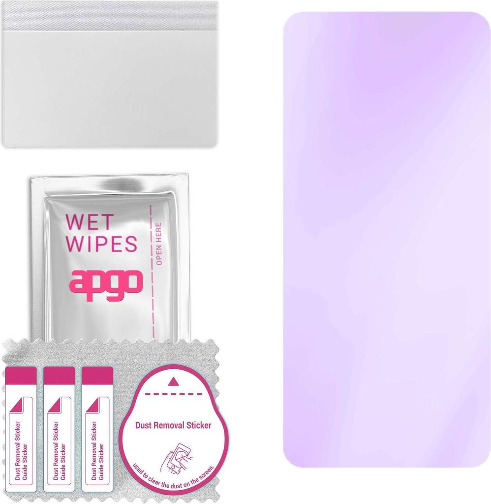 apgo Hybrid Schutzglas, kompatibel mit Oppo Reno 5G, Anti-Blue, 9H Härte, toller Ersatz für Hartglas, kratzfester Displayschutzglas, Displayschut...