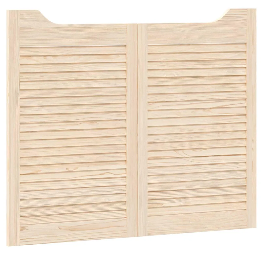 Portes de Saloon en Pin Massif - Paire de Portes Battantes d'Intérieur