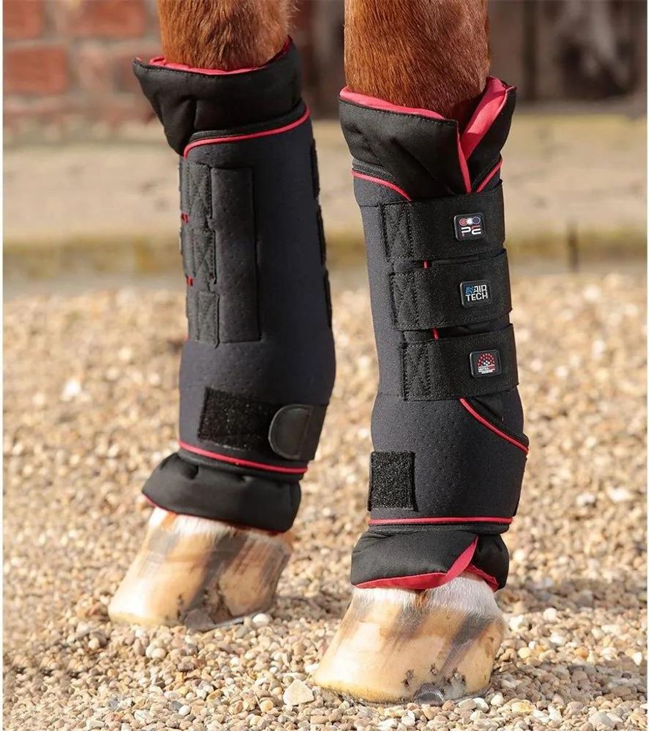 Premier Equine Nano-tec Infrared Wraps Sehnenstiefel Schwarz M Schwarz M