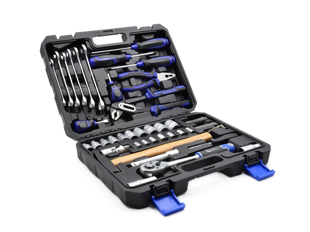 66 Teilig Werkzeug Set Werkzeugkoffer, Hammer, Zange, Schlüssel, Schraubendreher